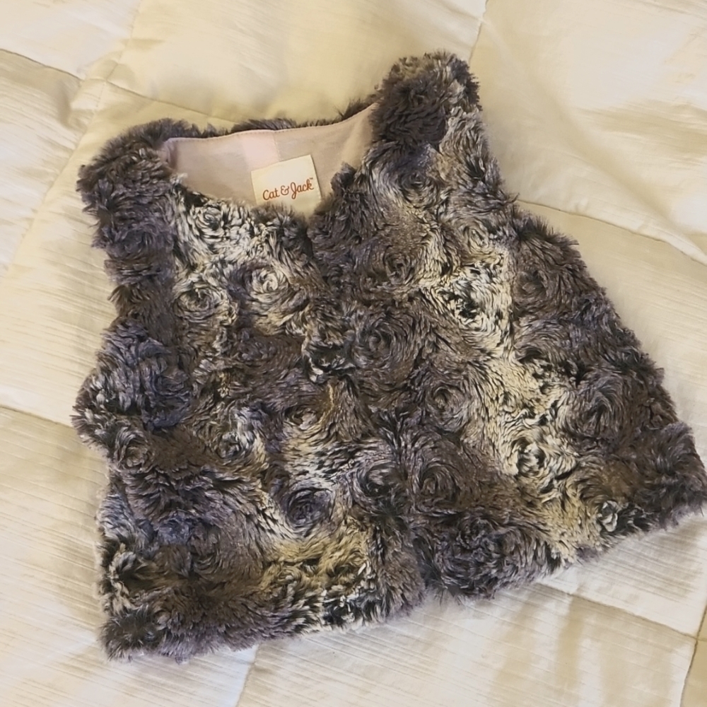 Cat & Jack Faux Fur Vest